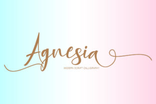 Agnesia: A Sweet Script Font for Your Brand