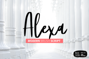 Alexa: A Modern Handwritten Font for Editorial Design