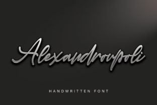 Alexandroupoli: A Modern Script Font for Branding