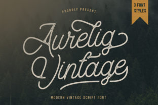Aurelig Vintage: A Retro Script Font for Branding