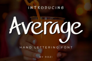 Average: A Timeless Script Font for Editorial Design