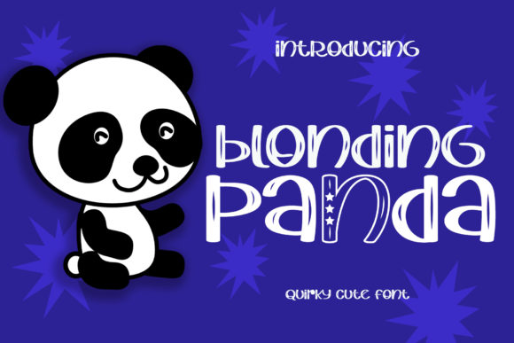Blonding Panda: A Quirky Font for Campaigns