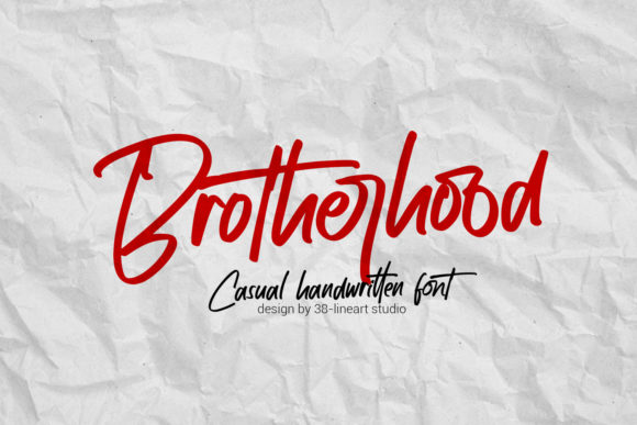 Brotherhood Font: A Bold Script for Business Branding