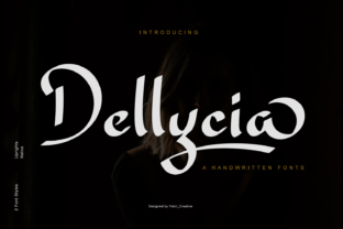 Dellycia: A Playful Handwritten Font for Makers