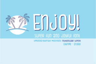 Enjoy: A Playful Font for Your Brand Identity