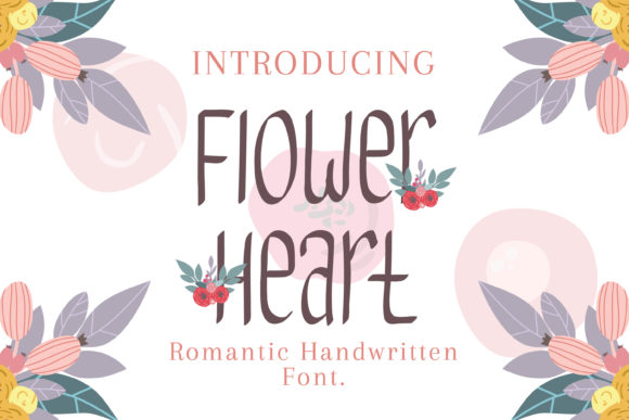 Flower Heart: A Classic Script Font for Makers
