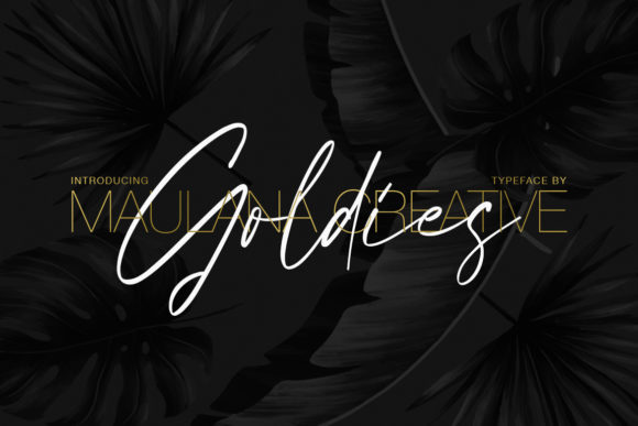 Goldies Signature: The Script Font for Bold Campaigns