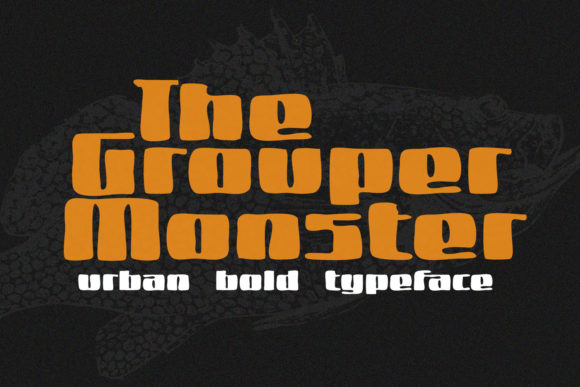 Grouper Monster: A Bold Script Font for Brand Identity