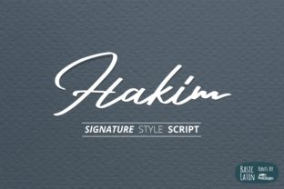 Hakim: The Elegant Handwritten Font for Crafters