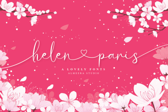 Helen Paris: A Romantic Script Font for Makers