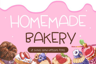 Homemade Bakery: A Handwritten Font for Web Design