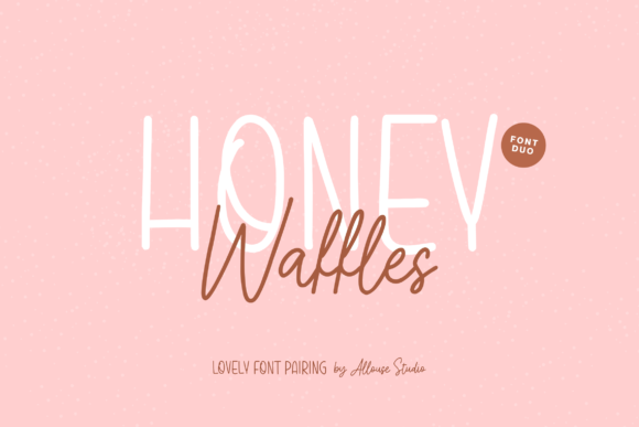 Honey Waffles Duo: A Versatile Typeface for Campaigns