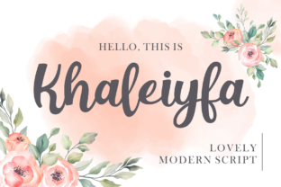 Khaleiyfa: The Elegant Script Font for Marketers