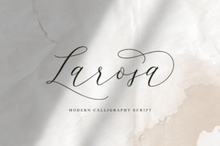 Larosa: A Designer's Review of This Script Amp Typeface