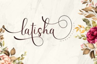 Latisha: A Script Font for Modern Branding