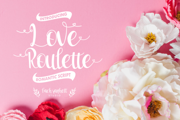 Love Roulette: A Script Font for Editorial Design