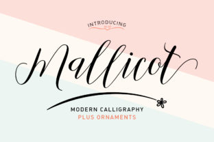 Mallicot: A Modern Script Font for Web Design