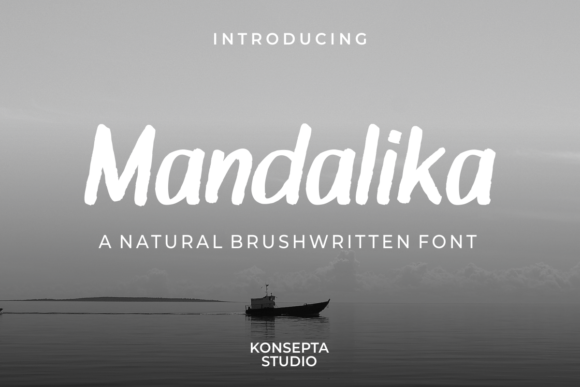 Mandalika: A Natural Script Font for Bold Campaigns