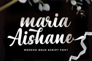 Maria Aishane: An Elegant Script Font for Branding