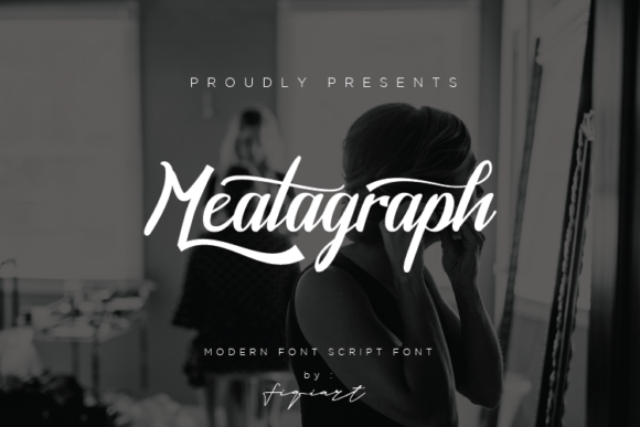 Meatagraph: A Modern Script Font for Campaigns