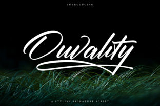 Ouvality: A Modern Handwritten Font for Editorial Design