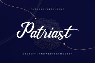 Patriast: The Elegant Script Font for Campaigns