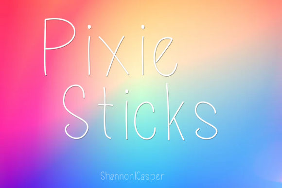 Pixie Sticks: A Quirky Script Font for Marketers