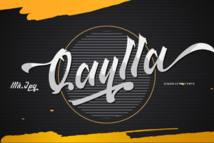 Qaylla: A Retro Script Font for Bold Web Design