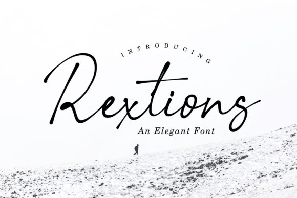 Rextions: An Elegant Script Font for Web Design