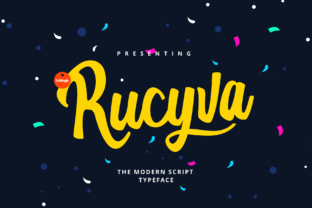 Rucyva Slova: A Playful Handwritten Font for Makers