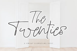 The Twenties: A Signature Font for Small Business Branding
