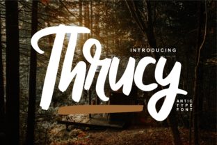 Thrucy: A Premium Script Font for Web Design