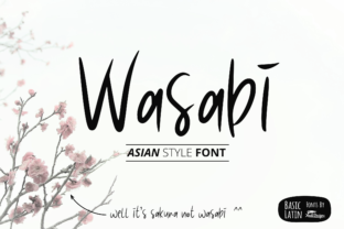 Wasabi: A Modern Handwritten Font for Crafters